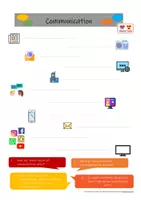Vorschau - Arbeitsblätter - How do you communicate? - Means of communication - Deckblatt