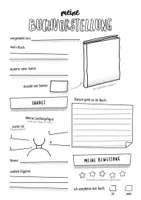 Vorschau - Arbeitsblätter - Meine Buchvorstellung - Deckblatt