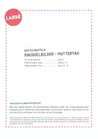 Vorschau - Mal- und Bastelvorlagen - Knüddelbilder Muttertag - Vorlagen zum Bekleben - Seite 3