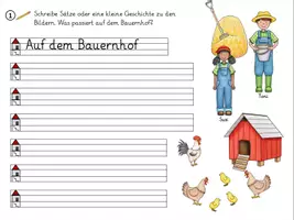 Vorschau - Arbeitsblätter - Freies Schreiben zu Bildern 1 (1./2. Klasse) - Seite 2
