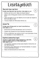 Vorschau - Arbeitsblätter - Universallesetagebuch einfach - Seite 2
