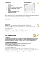 Vorschau - Merkblätter - Facharbeit in Deutsch: Anleitung, Checkliste, Bewertungsbogen - Seite 1