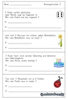 Vorschau - Arbeitsblätter - Rechengeschichten zur 6-er Malreihe - Seite 2