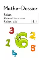 Vorschau - Unterrichtsreihen - 5 Dossiers kleines 1x1 - 6. Teil - alle Reihen - Seite 1