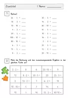 Vorschau - Arbeitsblätter - Übungsheft Division mit 2, 5, 10 (Zusatzteil) - Seite 2