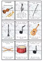 Vorschau - Spiele - Lesespiel - Musikinstrumente (ab 2. Klasse) - Deckblatt