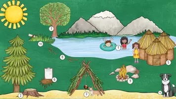 Vorschau - Fördermaterial/Inklusion - Lesespurgeschichte Schatzsuche im Urlaub interaktiv - Seite 3