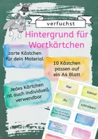 Vorschau - selbst erstellte Cliparts/Grafiken - Watercolor Kärtchen - Hintergrund-Cliparts für dein Material - Deckblatt