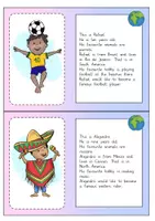 Vorschau - Arbeitsblätter - Kontinente & Children around the world: Lesekartei - Englisch - Kl. 3/4 - Seite 2
