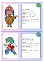 Vorschau - Arbeitsblätter - Kontinente & Children around the world: Lesekartei - Englisch - Kl. 3/4 - Seite 3