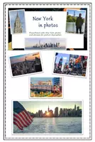 Vorschau - Präsentationen/Tafelbilder - New York in photos für Themeneinstieg oder Bildbeschreibung - Deckblatt