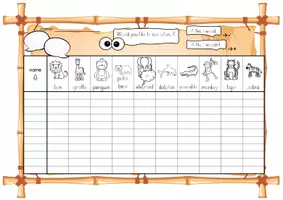 Vorschau - Arbeitsblätter - Zoo Animals - Class Survey Englisch Grundschule (Klasse 3–4) – Interview & Speaking Activity für Wortschatztraining Zootiere | Arbeitsblätter - Seite 3