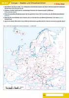 Vorschau - Arbeitsblätter - Europa – Staaten und Einwohner/innen - Deckblatt