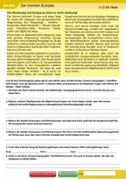 Vorschau - Arbeitsblätter - Die Grenzen Europas - Deckblatt