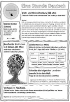 Vorschau - Arbeitsblätter - Eine Stunde Deutsch (Teil 3) - Seite 2