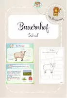 Vorschau - Arbeitsblätter - Bauernhof: Schaf (Kl.1/2.) - Deckblatt
