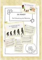 Vorschau - Arbeitsblätter - Materialpaket Steinzeit -Kartei und Arbeitsblätter- - Seite 1