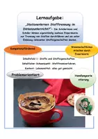Vorschau - Stationenlernen - Materialpaket - Stofftrennung im Chemieunterricht Klasse 7 - Deckblatt