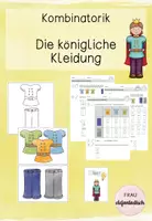 Vorschau - Stundenentwürfe - Kombinatorik: Die königliche Kleidung - Deckblatt
