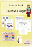 Vorschau - Stundenentwürfe - Kombinatorik: Die neue Flagge - Deckblatt