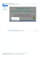 Vorschau - Arbeitsblätter - Reflexion Medien und Werbung - Zeitungen und Zeitschriften vergleichen - Seite 3