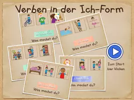 Vorschau - Spiele - Deutsch: Verben in der "ich" Form lernen - Seite 3