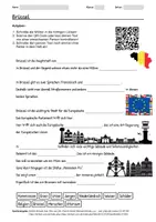 Vorschau - Arbeitsblätter - Arbeitsblatt zum Thema "Brüssel" + Onlineübung & MP3 + - Deckblatt