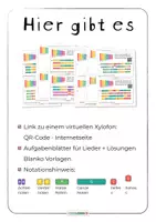 Vorschau - Spiele - Lieder Quiz 4 mit virtuellem Xylofon oder Boomwhackers - Seite 1