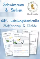 Vorschau - Arbeitsblätter - 3fach-diff. Kurzkontrollen (Stoffprinzip) Wunderwelten - Deckblatt