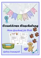 Vorschau - Anderer Materialtyp - Countdown bis zur Einschulung - Deckblatt