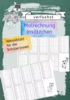 Vorschau - Arbeitsblätter - Malrechnung und Insätzchen - Abhakblatt für Partnerübung - Deckblatt