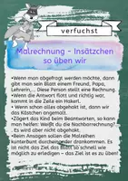 Vorschau - Arbeitsblätter - Malrechnung und Insätzchen - Abhakblatt für Partnerübung - Seite 2
