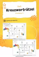Vorschau - Arbeitsblätter - Kreuzworträtsel Kleidung 2 - Deckblatt