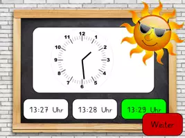 Vorschau - Spiele - Interaktives PDF: Die Uhr , Spiel 5 (alle Uhrzeiten) - Seite 2