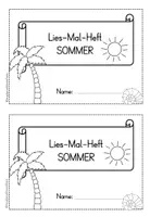 Vorschau - Arbeitsblätter - Lies-Mal-Heft Sommer - Seite 1