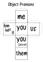 Vorschau - Spiele - Object Pronouns DIY Cubes / Dice (Objektpronomen) - Seite 2