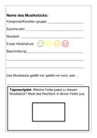 Vorschau - Unterrichtsreihen - Hörtagebuch für insgesamt 8 Musikstücke (fernlerntauglich) - Seite 2