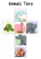 Vorschau - Spiele - Tiere / Animals - 2 DIY Cubes / Würfel - Seite 3
