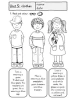 Vorschau - Arbeitsblätter - Clothes (3. Klasse): Reading worksheets / Arbeitsblätter zum Leseverstehen - Seite 2