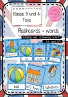 Vorschau - Bildkarten - Englisch - Vokabeleinführung Toys: Flashcards (3. / 4. Klasse) - Deckblatt