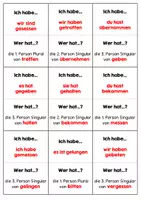 Vorschau - Spiele - Ich habe... wer hat? Zeitformen - Partizip Perfekt - Seite 3