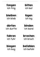 Vorschau - Stationenlernen - Leiterlispiel - Zeitformen - Präteritum - Seite 2