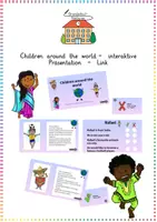 Vorschau - Interaktives Material - Children around the world - interaktive Präsentation - Link - Deckblatt