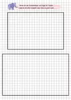 Vorschau - Arbeitsblätter - Geometrische Formen vergrößern verkleinern - Seite 1