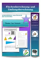 Vorschau - Arbeitsblätter - Das Dreieck (Flächen-und Umfangsberechnung) - Deckblatt
