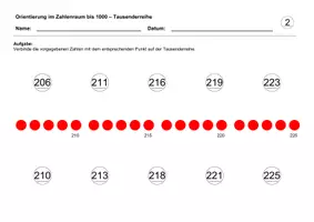 Vorschau - Arbeitsblätter - Tausenderreihe (Zahlenraum bis 1000) - Seite 3