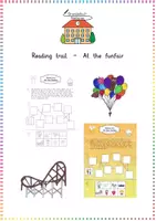 Vorschau - Arbeitsblätter - At the Funfair / Jahrmarkt: Reading Trail (3-fach diff.) - Englisch - Kl. 3/4 - Deckblatt