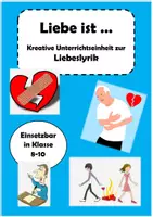 Vorschau - Stundenentwürfe - Liebeslyrik kreativ erarbeiten - Deckblatt