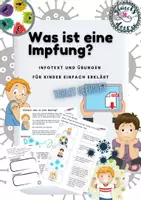 Vorschau - Arbeitsblätter - Was ist eine Impfung? Einfach erklärt! - Deckblatt
