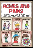 Vorschau - Spiele - ACHES AND PAINS - I have ... who has ...? - Deckblatt